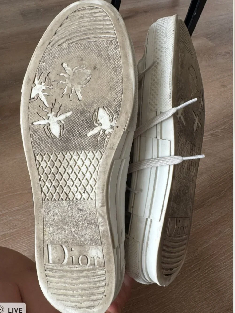 Dior B23 High 'Newsprint' Sneakers